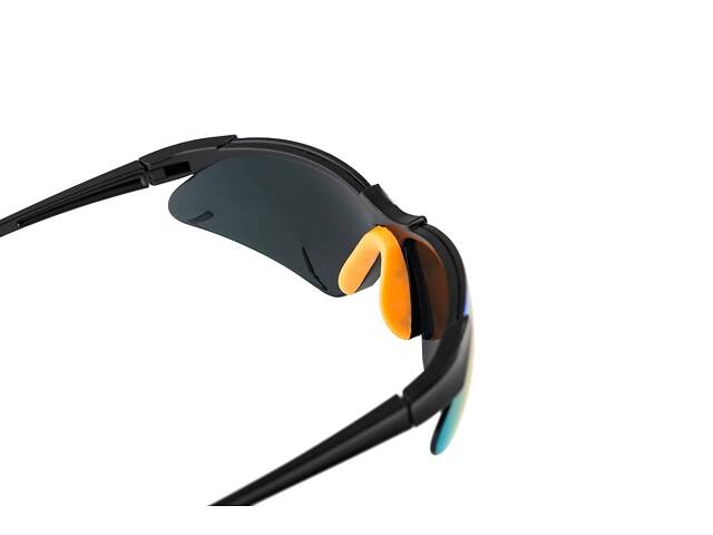 Окуляри відкриті MASTERTOOL SPORTLINE GOLD MIRROR захист від подряпин ANTI-SCRATCH м'який носоупор протиковзкі дужки 82- - Фото 3