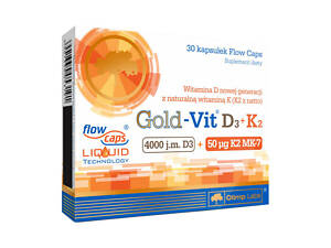 Olimp Gold Vit D3+K2 4000 IU 30 капсул