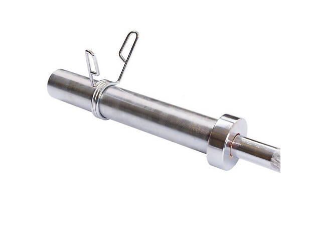 Олімпійська, металева штанга RN-Sport Quatro 105 кг (2х20,2х10,4х5,4х2.5 + гриф 2.2 м) - Фото 3