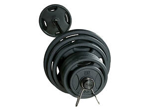 Олімпійська, металева штанга RN-Sport Quatro 105 кг (2х20,2х10,4х5,4х2.5 + гриф 2.2 м)