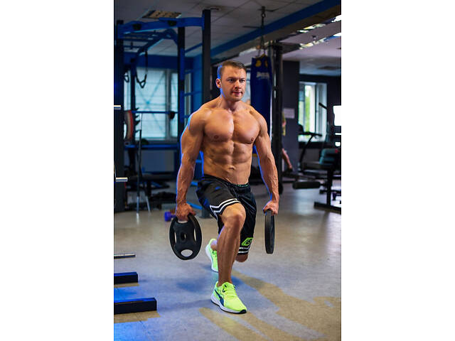 Олімпійська, металева штанга RN-Sport Quatro 105 кг (2х20,2х10,4х5,4х2.5 + гриф 2.2 м) - Фото 8