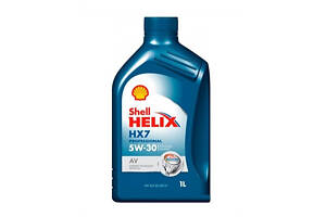 Олива двигуна 1L Shell Helix HX7 5W30 (ACEA A3/B3, A3/B4 MB 229.3VW 502.00/505.00)
