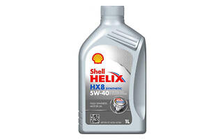 Олива двигуна 1L Shell Helix HX8 5W40 (ACEA A3/B3, A3/B4 MB 229.3 VW 502.00/505.00RN 0700/0710 FIAT 9.55535-M2)