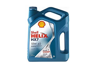 Олива двигуна 4L Shell Helix HX7 10W40 (ACEA A3/B3 A3/B4 MB 229.3 VW 501.01/505.00 RN 0700/0710) 550053737