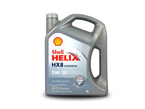 Олива двигуна 4L Shell Helix HX8 Synthetic 5W30 (ACEA A3/B3, A3/B4, MB 229.5 VW 502.00/505.00 RN0700/0710 550052835