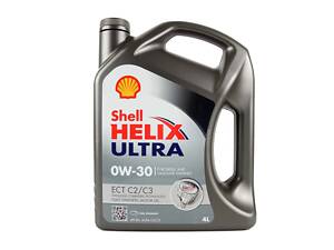 Олива двигуна 4L Shell Helix Ultra ECT C2/C3 0W30 (ACEA C2/C3 VW 504.00/507.00 MB 229.52/229.51/229.31 FIAT 9.55535-GS1