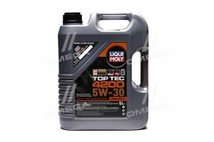 Олива моторна Liqui Moly TOP TEC 4200 5W-30 API SM/CF ACEA A3-04/B4-04/C3-04 (Каністра 5л) 7661/8973 UA51