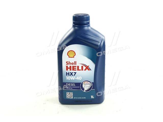 Олива моторна SHELL Helix Diesel HX7 SAE 10W-40 (Каністра 1л) 4107464 UA51