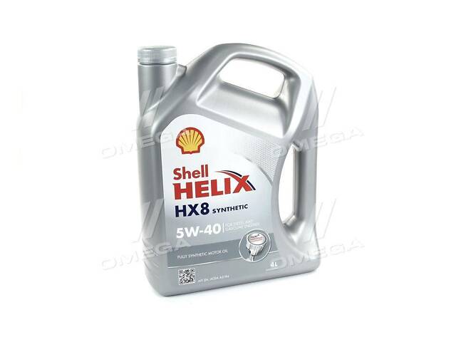 Олива моторна SHELL Helix HX8 SAE 5W-40 (Каністра 4л) 4107485 UA51