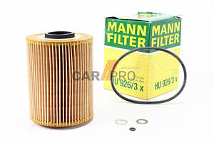 Оливний фільтр MANN-FILTER HU9263X , BMW 3 (E36, E46), 5 (E34) 2.0/2.5/2.8 89-00