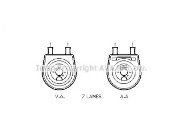 Оливний радіатор AVA QUALITY COOLING HY3154