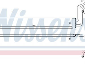 Оливний радіатор NISSENS 90633