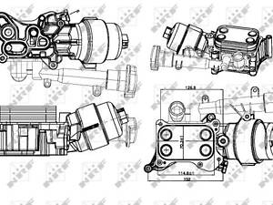 Оливний радіатор NRF 31326