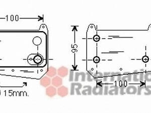 Оливний радіатор VAN WEZEL 30003552