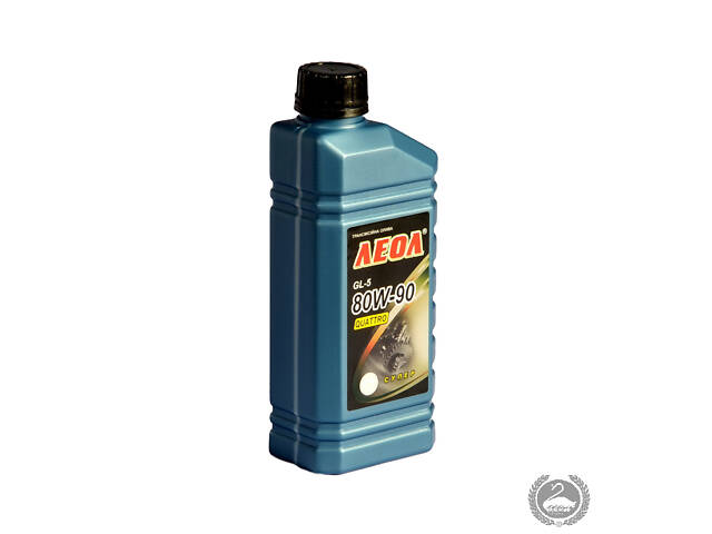 Олива (масло) 80W-90 1л GL-5 трансмісійна Леол Quattro супер - Фото 1