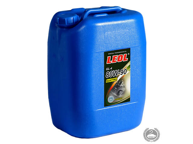 Олива (масло) 80W-90 GL-4 20 л. трансмісійна Леол Quattro форвард - Фото 1