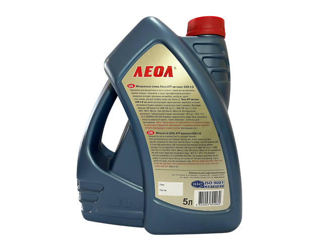 Олива (масло) ATF II D для АКПП 5 л. ЛЕОЛ DXR - Фото 2