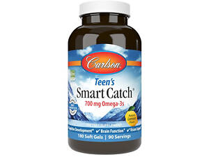 Омега 3 Carlson Labs Teens Smart Catch 180 Soft Gels