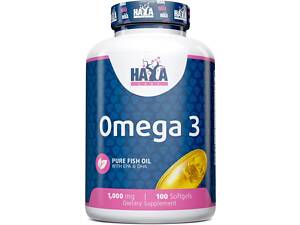 Омега-3 Haya Labs Omega 3 1000 mg 100 softgels