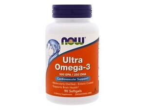 Омега 3 NOW Foods Ultra Omega 3 Fish Oil 90 Softgels