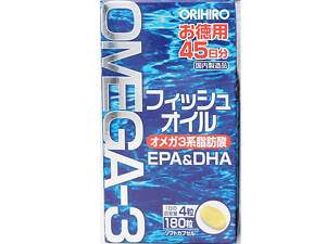 Омега 3 Orihiro EPA & DHA Omega-3 455 mg 180 Caps