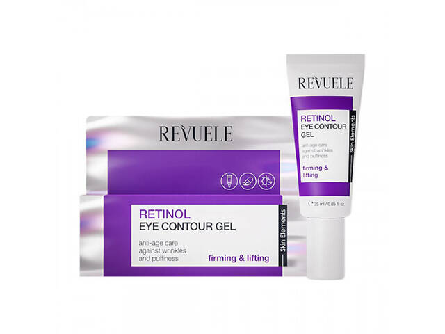 Омолаживающий гель для кожи вокруг глаз Revuele Retinol, 25 мл