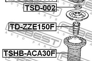 Опора амортизатора LEXUS CT (ZWA10_) / TOYOTA PRIUS (_W3_) 2006-2019 г.