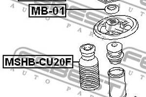 Опора амортизатора MITSUBISHI MIRAGE / MITSUBISHI OUTLANDER (CU_W) 1991-2013 г.