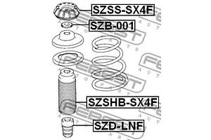 Опора амортизатора SUZUKI RENO / SUZUKI FORENZA / SUZUKI SX4 (GY, RW) 2003-2017 г.