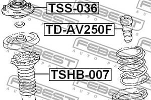 Опора амортизатора TOYOTA AVENSIS (_T25_) 2003-2009 г.