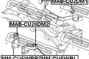 Опора диференціала MITSUBISHI OUTLANDER (CU_W) 2001-2008 г.