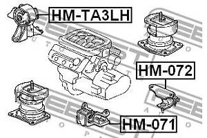 Опора двигателя / КПП ACURA CL / HONDA ACCORD (CE) 1993-2010 г.