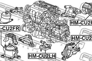 Опора двигателя / КПП ACURA TSX (CU_) / HONDA ACCORD (CP) 2007- г.