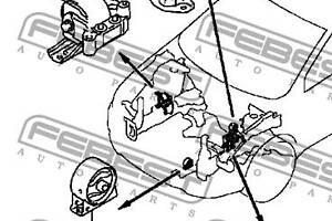 Опора двигателя / КПП DODGE CALIBER / JEEP PATRIOT (MK74) 2006-2017 г.