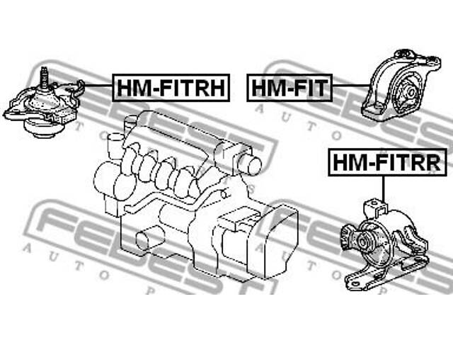 Опора двигателя / КПП HONDA CITY (GD_) 2001-2009 г.