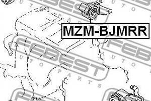 Опора двигателя / КПП MAZDA 323 F (BJ) / MAZDA 323 S (BJ) 1998-2004 г.