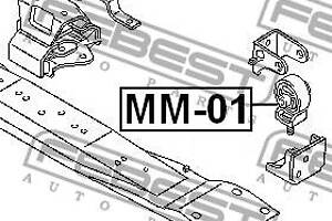 Опора двигателя / КПП MITSUBISHI PAJERO (V2_W, V4_W) 1983-2001 г.