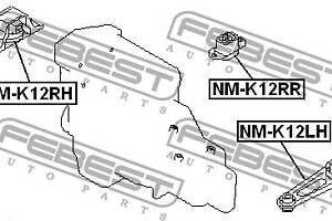 Опора двигателя / КПП NISSAN AD (Y12) / NISSAN MICRA (K12) 2002-2013 г.