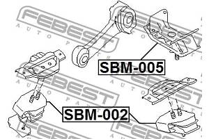 Опора двигателя / КПП SUBARU EXIGA (YA_) / SUBARU LEGACY (BP) 1992-2015 г.