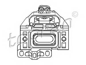 Опора двигуна TOPRAN 107977 на VW JETTA IV (1J2)