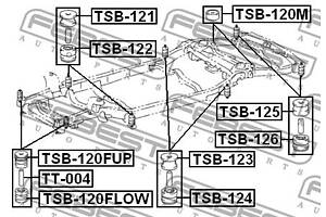 Опора підрамника TOYOTA 4 RUNNER (_N21_) / LEXUS GX (URJ15_, GRJ15_) 2001-2018 г.