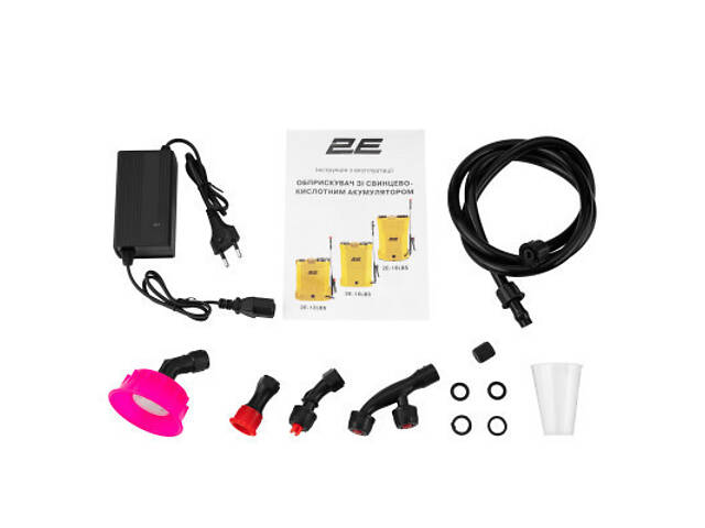 Обприскувач 2E AquaSpray 18LR 18л, 12В, 1х8Ah, 4.5бар, 2.9л/хв, 5кг, вольтметр (2E-18LBS) - Фото 6