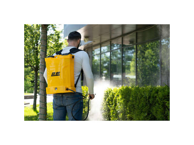 Обприскувач 2E AquaSpray 18LR 18л, 12В, 1х8Ah, 4.5бар, 2.9л/хв, 5кг, вольтметр (2E-18LBS) - Фото 7