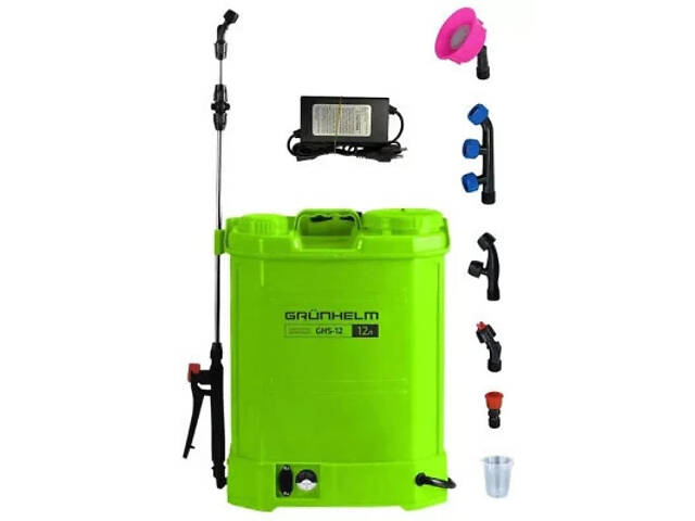 Обприскувач Grunhelm GHS-12, (8АН/12V, 2-4бар, 12л) (133783) - Фото 7
