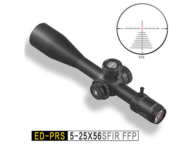Оптический прицел Discovery Optics ED-PRS 5-25*56SFIR ZEROSTOP