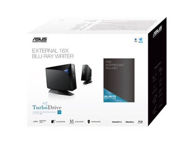 Оптичний привід Blu-Ray ASUS BW-16D1H-U PRO/BLK/G/AS (90DD01L0-M69000) - Фото 4