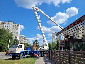 Оренда автовежі. Аренда автовышки 17,22,30,50 м Услуги автовышки.