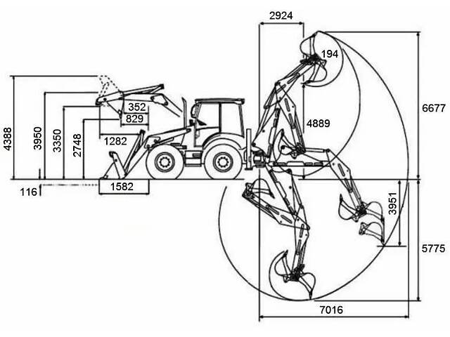 Оренда Екскаватор-навантажувач TEREX 970 - Фото 2