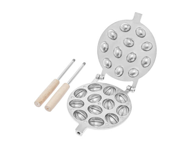 Горішниця форма для випікання горішків на 12 половинок горіхів зі знімними ручками ХЕАЗ - Фото 2