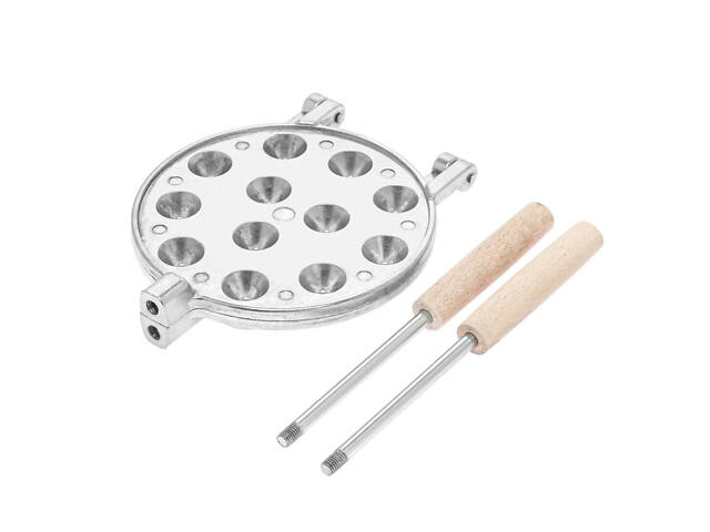 Горішниця форма для випікання горішків на 12 половинок горіхів зі знімними ручками ХЕАЗ - Фото 3